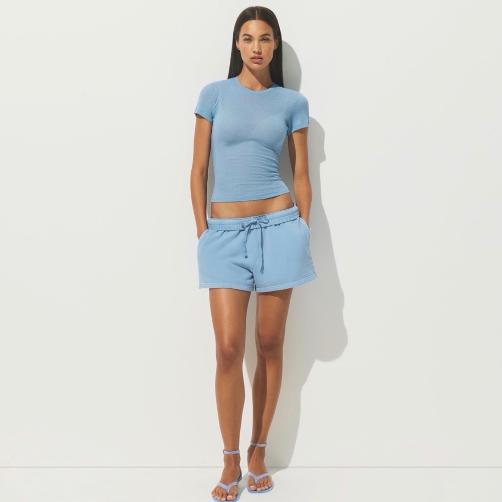 NWT French Terry Classic Short in Bluebell Size Small